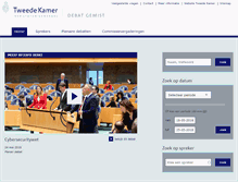 Tablet Screenshot of debatgemist.tweedekamer.nl